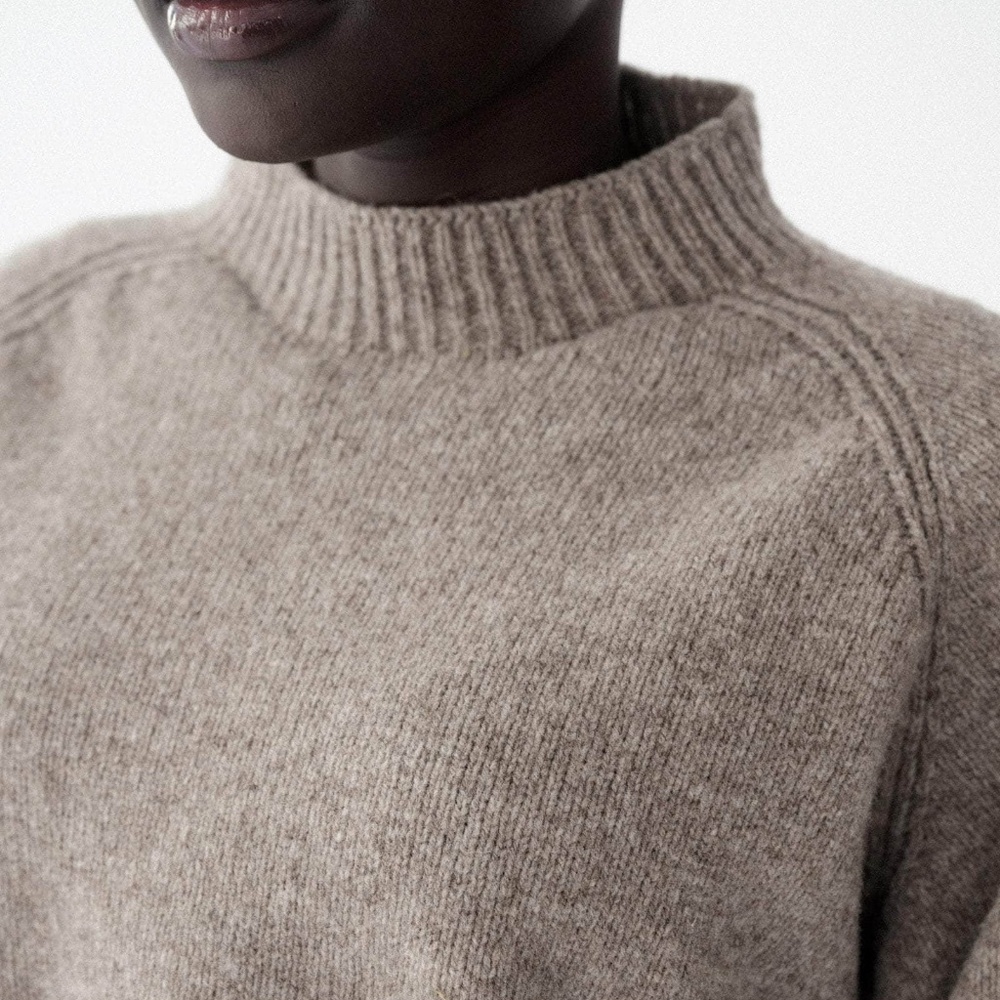 BASERANGE Soar Sweater - Arles Merino Wool | grey | nwt